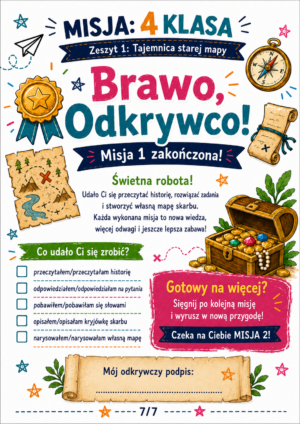 Misja: 4 klasa - czytam, rozumiem, piszę -  część 1