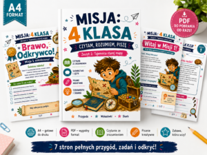 Misja: 4 klasa - czytam, rozumiem, piszę -  część 1