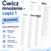 Opanuj mnożenie, część 1 – PDF do druku z kluczem odpowiedzi