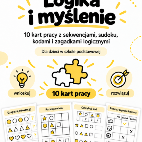 Trening koncentracji - LOGIKA I MYŚLENIE - 5 | PDF do druku