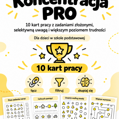 Trening koncentracji - 6 koncentracja PRO -nauko.pl