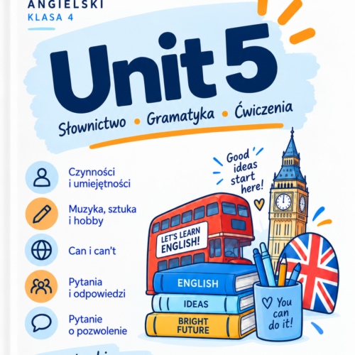 Angielski? Mam to! – klasa 4, Unit 5 | Brainy – powtórka, ćwiczenia i test PDF