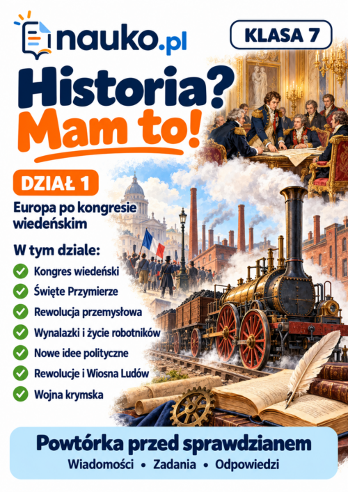 Historia? Mam to! – klasa 7, dział 1 | Wczoraj i dziś – powtórka i sprawdzian PDF