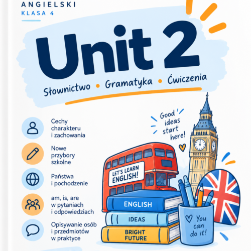Angielski? Mam to! – klasa 4, Unit 2 | Stay Brainy – powtórka, ćwiczenia i test PDF