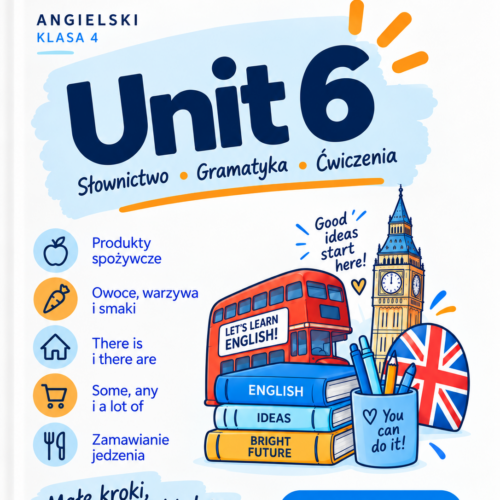 Angielski? Mam to! – klasa 4, Unit 6 | Brainy – powtórka, ćwiczenia i test PDF