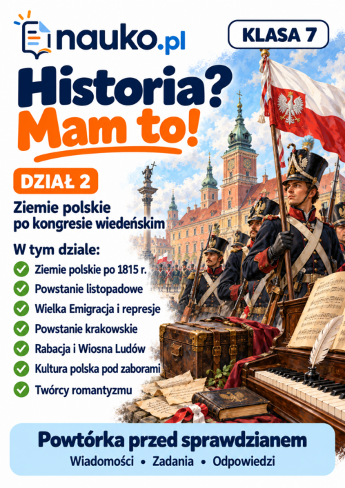 Historia? Mam to! – klasa 7, dział 2 | Wczoraj i dziś – powtórka i sprawdzian PDF